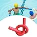kowaku Swimming Pool Noodle High Buoyancy Pool Noodle Tool Practice Summer Traveling Beach Hollow Swim Noodles, Red