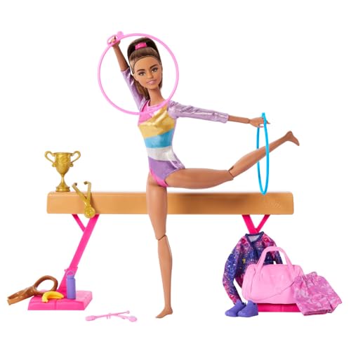 Barbie Careers Gymnastics Doll & Themed Accessories Playset