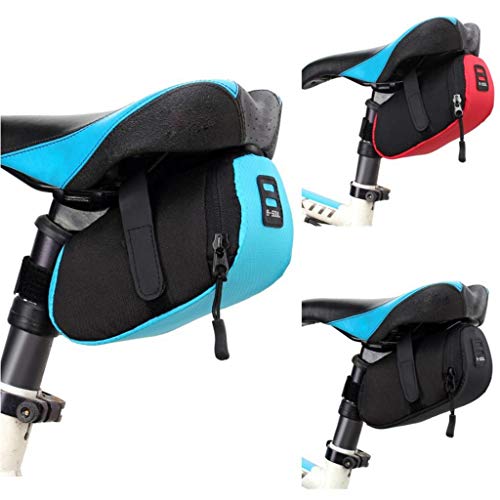 Baoblaze Bolsa para selim de bicicleta, impermeável, para embaixo do assento, bolsa de ferramentas,