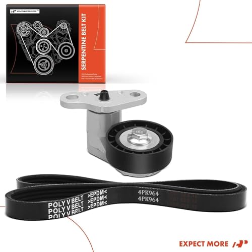 A-Premium Engine Serpentine Drive Belt Kit W/Tensioner Compatible with 99-08 Chevy, GMC, Cadillac, Hummer Vehicles - Silverado Suburban Sierra Yukon XL 1500 2500, Tahoe, Escalade EXT, Avalanche & More by A-Premium - Image 9