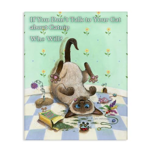 Stupell Industries Funny Cat Pet Humor, 24 x 30 Inch Canvas Wall Art