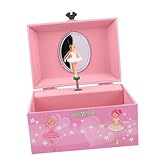 Cadeau de rêve pour toutes les occasions : la boîte à trésors pour filles est une boîte à cadeaux musicale attentionnée pour les filles lors des anniversaires, des vacances, exprimant des soins et des souhaits sous une forme charmante, des boîtes à musique ballerine, des boîtes à bijoux musicales pour petites filles