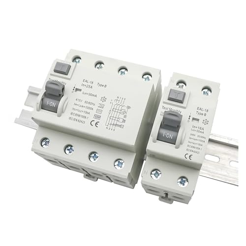 Disjoncteur Type B évite les coupures et fuites de courant sur borne EV 4P - 3