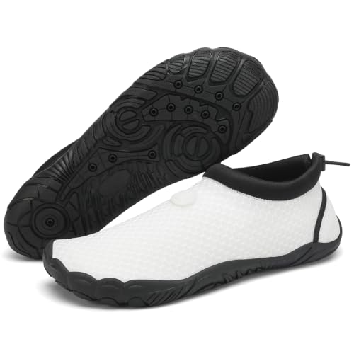 Image of Mishansha Water Shoes Women Wide Toe Quick Dry Aqua Shoes | Adult Swim Shoes Anti-slip Five Finger Barefoot Shoes For Beach Hiking Yoga Reefing Surfing River