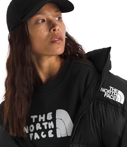 THE NORTH FACE Women's Evolution Sketch Logo Half Dome Crew | Everyday Shirt With a Logo Graphic3