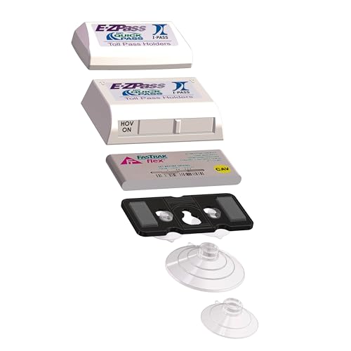 JL Safety™ Universal Black Toll Pass Holder for Most States'