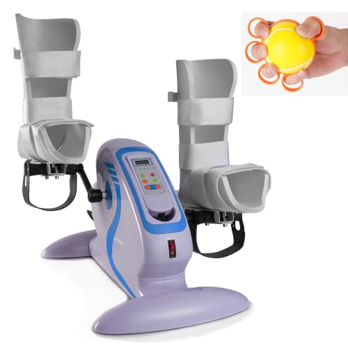 Motorized Exercise Bike with Leg Support