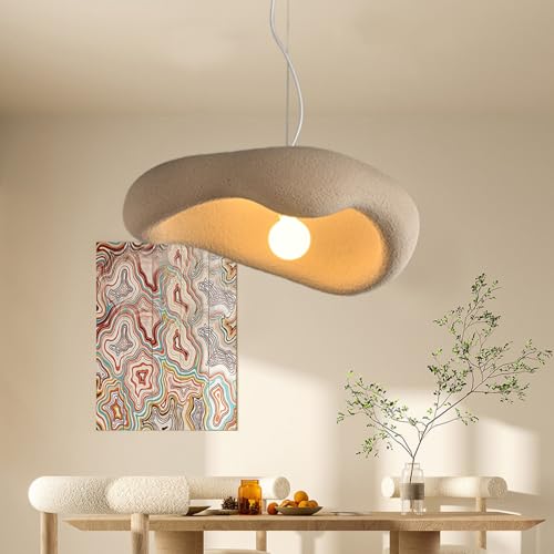 AIAO Hängelampe Wabi Sabi Stil Polystyrol Pendelleuchte Retro Japanischer Esszimmer Lampen For Küchenlampe Schlafzimmer E27 Nordic Hängelampe Esstisch Nachttisch Hängeleuchte(Bracken Brown,50CM) AIAO Hängelampe Wabi Sabi Stil Polystyrol Pendelleuchte Retro Japanischer Esszimmer Lampen For Küchenlampe Schlafzimmer E27 Nordic Hängelampe Esstisch Nachttisch Hängeleuchte(Bracken Brown,50CM)