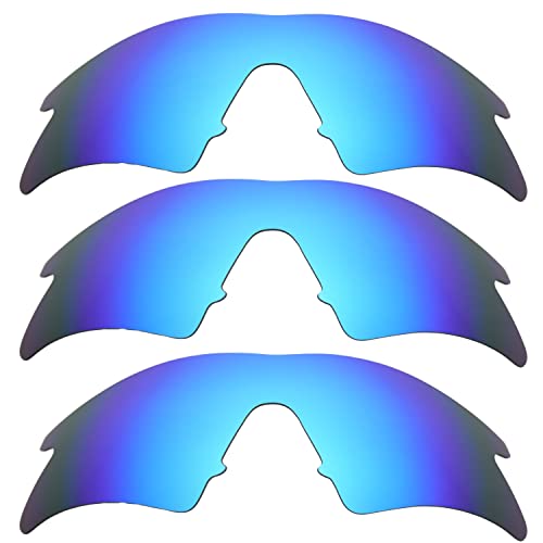 Lentes M Frame Sweep azul de repuesto compatibles pack 3 cristales polarizados talla única