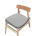 erddcbb Sitzkissen Balkonboden Küchenkissen Komfortable Relax Ergonomie Langlebiges und weiches rutschfestes Kissen (Farbe: Hellgrau Größe: B)