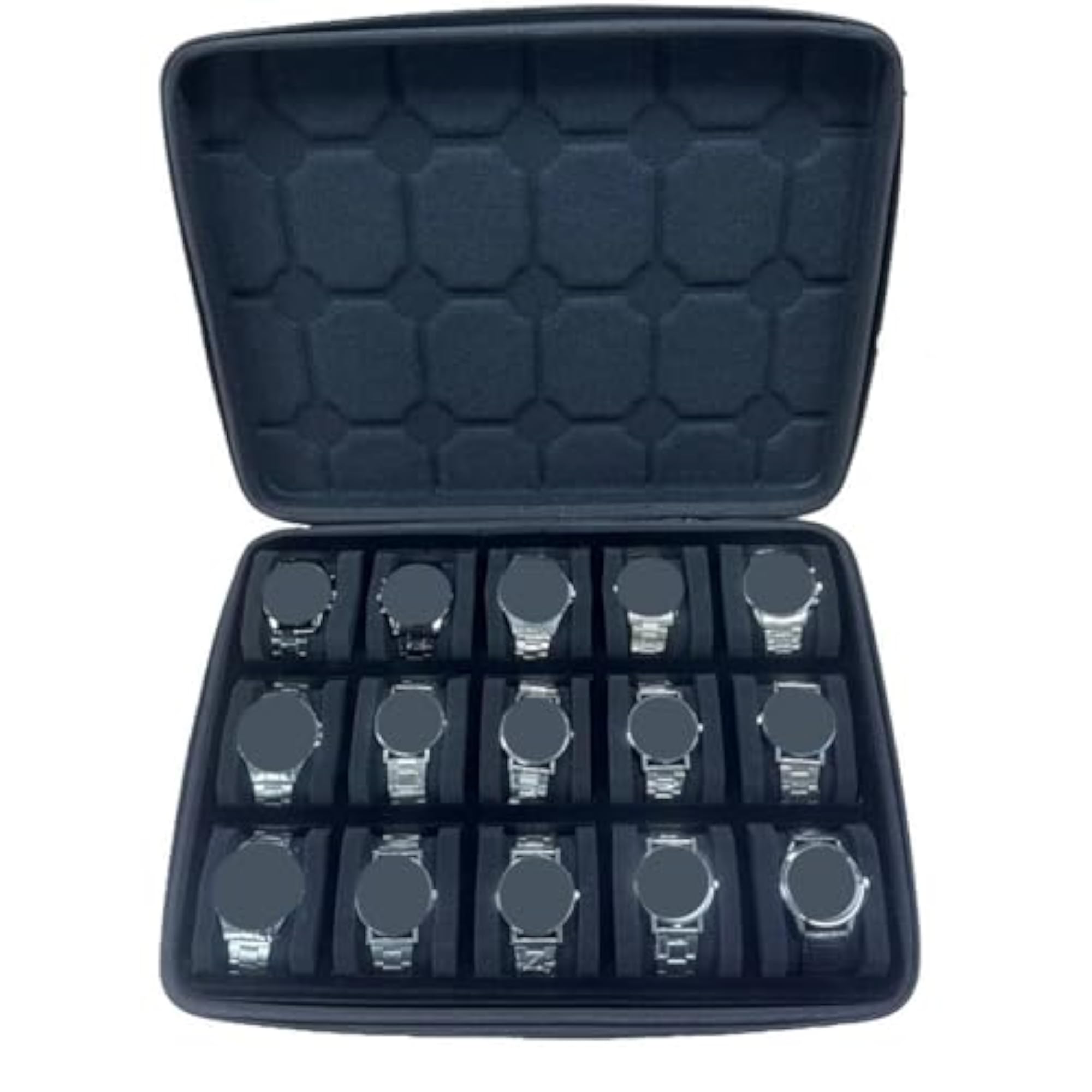 15 Slots Watch Box Organizer, Gift for Collectors