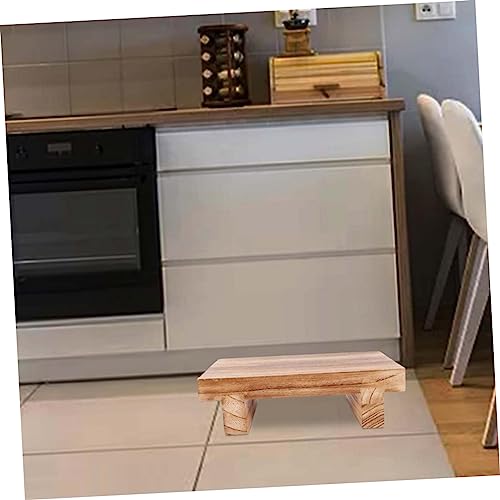 Taburete multifuncional de madera para baño que evita caídas 7