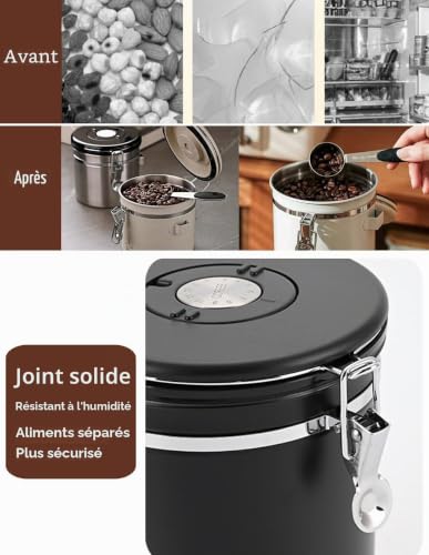 Boîte à café étanche pour éviter le café éventé et sans arôme