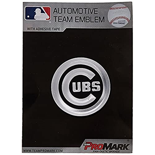 FANMATS MLB Chicago Cubs Chrome Automobile Emblem