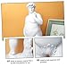 VOSAREA Fat David Statue - Roman Plaster Sculpture for Home Decor, Greek Mythology