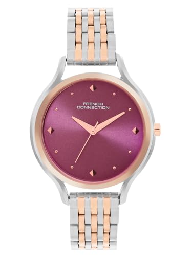 French Connection Analog Purple Dial Womens Watch-FCN096RTM (B0D76VBGDT) Amazon Price History, Amazon Price Tracker
