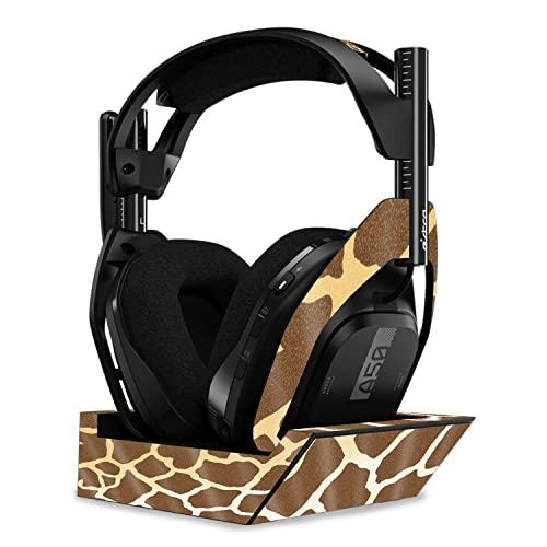 Image of MightySkins Glossy Glitter Skin Compatible with Astro A50 Wireless Headphones + Base Station (Gen 4) - Giraffe | Protective, Durable High-Gloss Glitter Finish | Easy to Apply | Made in The USA