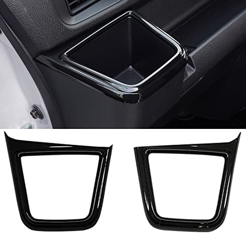 【Automobile Dream】新型21年 ダイハツ アトレー に適合 for Atrai 6代目 s700v フロント 左右 ドリンクホルダー ガーニッシュ カバー フレーム カップホルダー 社外品 (ピアノブラック)