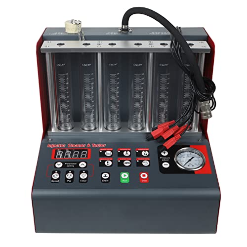 Qpking Fuel Injector Cleaner & Tester 6 Cylinder Fuel Injection Systems Cleaners Testers Launch Cnc 603C Automotive Fuel Cleaning Tools Fuel System Cleaning Tester Tools #TOP2