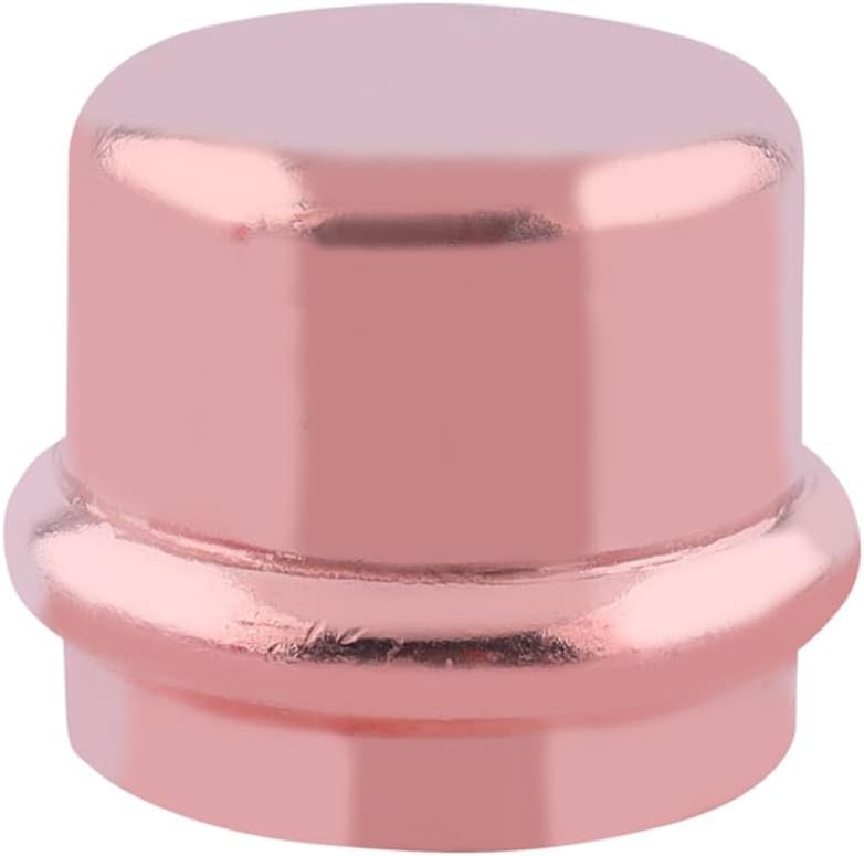 2'' Copper Press Cap Press Fit - Durable, Copper Cap for Plumbing & HVAC Systems, Easy Installation Zero Lead