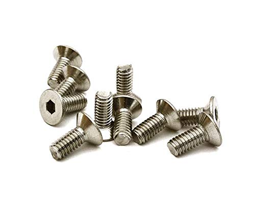 Vis de précision 4x10mm hexagonale fraisée Integy acier haute résistance