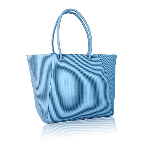 Kukubird Bolso de hombro extra grande para mujer, azul claro, Extra Large Cover