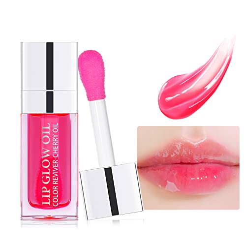 6PCS Lippenöl Set, Farblos, Fruchtgeschmack, Roll-On, Feuchtigkeitsspendend, Für Glänzende, Gepflegte Lippen