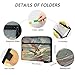 ALAZA Surfboard Dinosaur Ocean Expandable Filing Folder Storage Organiser Box Files, 13 Pockets Zip Filing Folders for Home or Office Documents