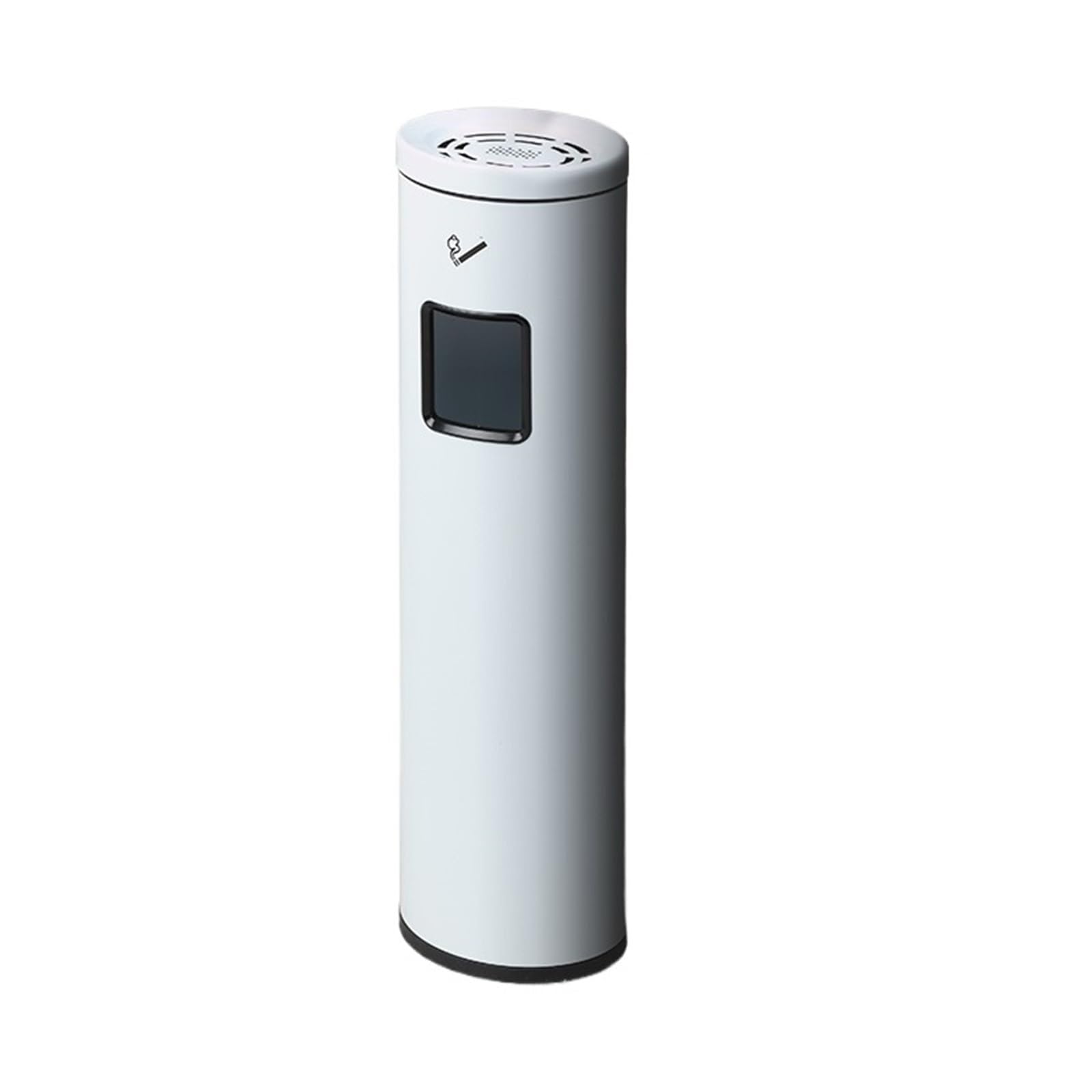 ZYYANSHOP Trash Cans Commercial Waste Bin Indoor Outdoor Trash Can with Lid, Floor Standing Stainless Steel Garbage Wastebasket Garbage(White)