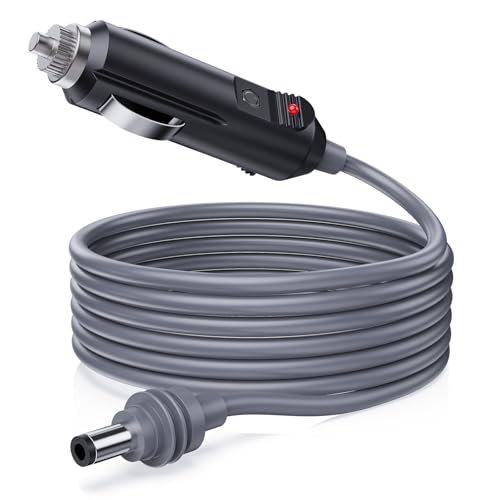 Starlink Mini Car Adapter, 10FT Starlink Mini Car Charger DC Power Cable, 12V-24V Cigarette Lighter Adapter for Starlink Accessories, Waterproof 18AWG Car Power Supply for Trucks, Buses, Ships