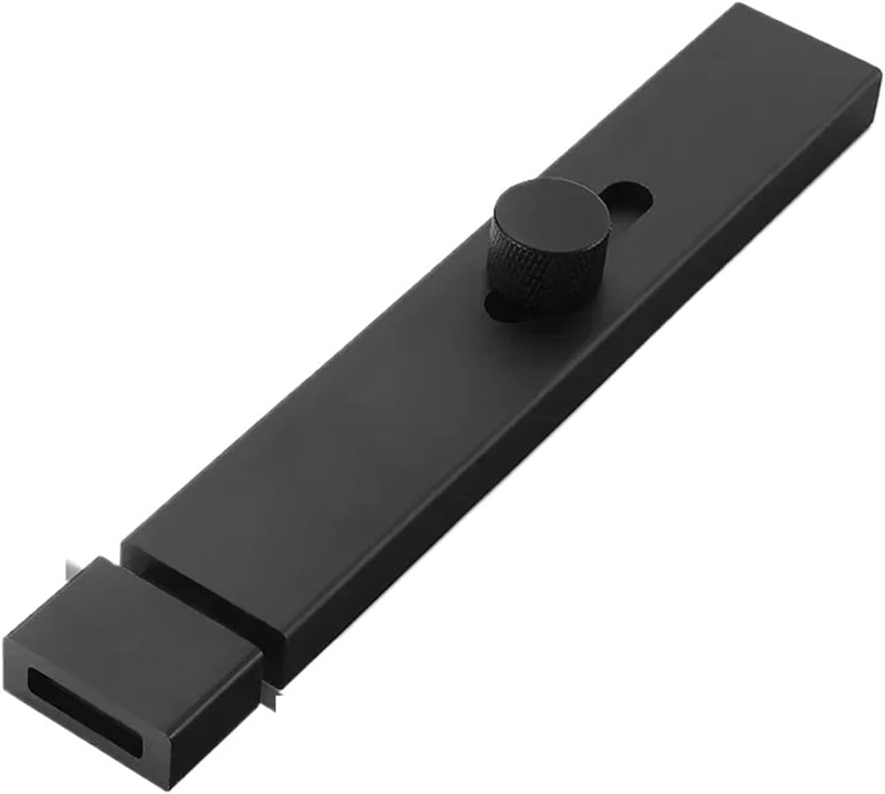 1PCS Thickened Aluminum Alloy Left and Right Latch Door Lock Buckle(Yellow)