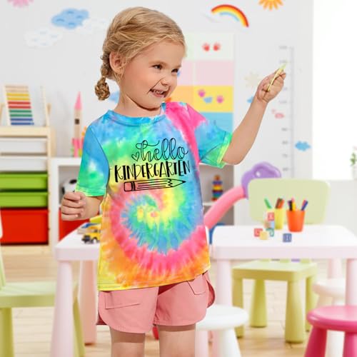 Image of Kindergarten Shirt Boys Girls: First Day of Kindergarten Shirt Kids Back to School Shirts School Gift Tee