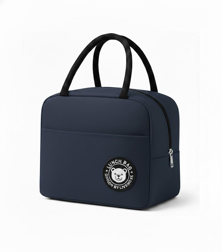 Bolsa Térmica 4L Impermeável Unissex - Necessaire Lancheira para Escola Marmita Academia