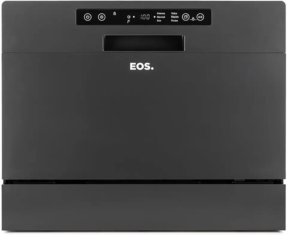 Lava-Louças EOS 6 Serviços Prata Titanium ELL06S 110V