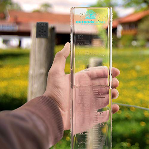 Outdoor Home Made Outdoor Tough OHRG150 Outdoor Home Rain Gauge. Professional 6 Inch Capacity Aussie Made Heavy Duty Rain Measure Gauge. Reliable, Accurate Fence Or Post Mount Rain Gauge. Ideal Outdoor Tool thumb #3
