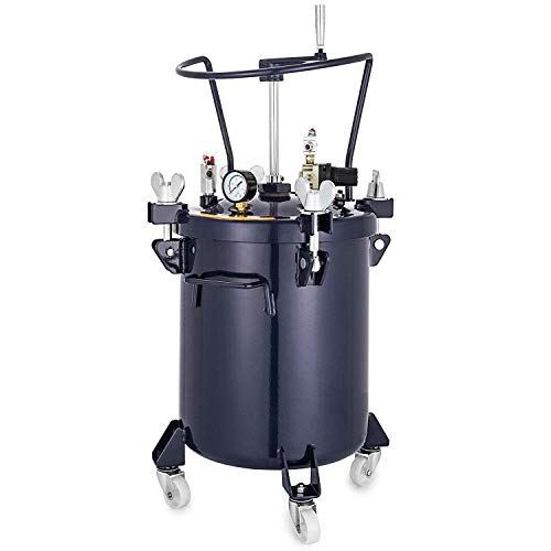 40L Paint bucket Spray Paint Pressure Pot Tank 90PSI Professionelle Sprühfarbe Sprayer mit automatischem Luftmischrührer/manueller tragbarer