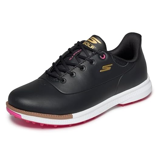 Skechers Damen Go Jasmine Spiked Waterproof Golf Shoe Golfschuh, schwarz, 40 EU