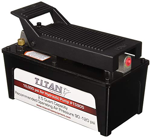 Image of AME INTL 10,000 PSI 2.5 Quart Titan Air Hydraulic Pump with Aluminum Reservoir (15905)