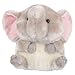 TOYANDONA Piccolo Peluche Ripiene Elefante Animali Giocattoli Bambola Animale della Peluche Cuscino Cuscino Figurine Ornamenti Cuscino di Tiro per La Festa di Compleanno Favori 18Cm