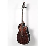 Ovation CE44P-TGE Celebrity Elite Acoustic-Electric Guitar Transparent Tiger Eye 190839027047