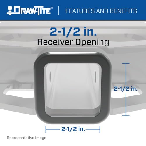 Draw-Tite 45508 Titan Class 5 Trailer Hitch, 2-1/2 Inch Square Receiver, Compatible with Ford F-250 Super Duty, F-350 Super Duty, F-450 Super Duty (Please Verify VEHCILE Application) - Thumbnail 3