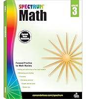 Algopix Similar Product 12 - Spectrum 3rd Grade Math Workbooks Ages