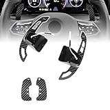 TDD Carbon Fiber Magnetic Paddle Shifter Compatible with Volkswagen Golf 8 MK8 CC GTI R Steering Wheel Paddle Shifter (1 Set)