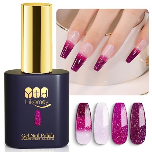 Esmalte de Uñas Gel Cambia Color 15ml Multicolor miniatura 1