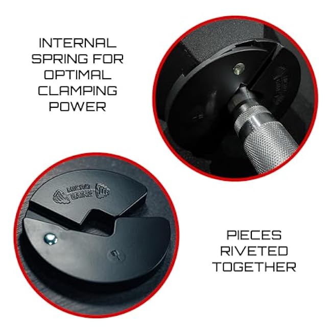 Micro Gainz New 1LB Dumbbell Fractional Weight Plates 2 or 4 Piece- Designed for Dumbbell Training and Micro Loading, Made in USA