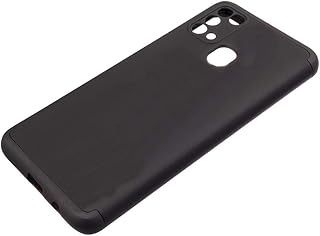 Capa Capinha Anti Impacto 360 Para Samsung Galaxy M31 com Tela de 6.4" Polegadas Case Acrílica Fosca Acabamento Slim Macio - Danet (Preto)