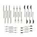 Produktbild Villeroy & Boch  Boston Besteck Set 30 Teilig 6 Personen, Spülmaschinenfest, Rostfrei, Tafelbesteck, Essbesteck, Gabel, Messer, Besteck 30 Tlg., Essbesteck Set, Besteckset, Edelstahl