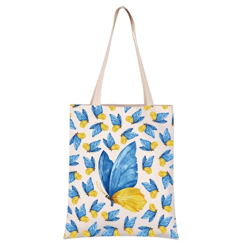 HOLLP Support Ukraine Gift Ukraine Trip Travel Tote Bag Ukraine Vacation Gift Ukraine Shopping Grocery Bag (Ukraine b) by HOLLP - Used condition - Image 6