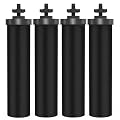 NSF/ANSI 42&372 Certified Water Filter?Gravity Water Filter Replacement for Berkey® BB9-2® Black Purification Elements and Berkey® Gravity Filter System, 4 Pack