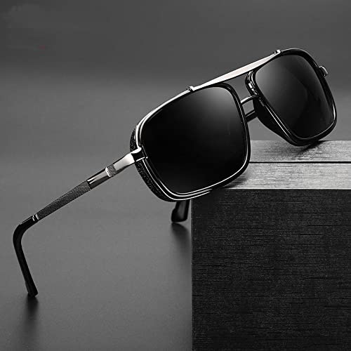 HMRGLMIE-Aluminum Magnesium Alloy Sunglasses Men Polarized Lens Sun Glasses Male Classic Driving Pilot Design Sunglass UV4002